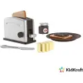 Kidkraft Espresso Toaster Set, Jente, Sort, Sølv, 70 mm, 180 mm, 160 mm, 1 kg