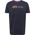 Alpha industries Label Kortarmet T-skjorte