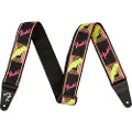Fender Neon Monogram Gitarreim Gul / Rosa