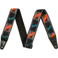 Fender Neon Monogram Gitarreim Blå / Oransje