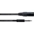 Cordial 14813, XLR, Hankjønn, 6.35mm, Hankjønn, 6 m, Sort