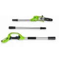 Greenworks G24PS20K2 Teleskop motorsag - 24V - Inkl. Batteri og lader