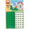 Plus plus BIG Baseplate / 2 pcs White/Green