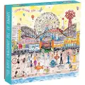 Galison Michael Storrings Summer at the Amusement Park 500 Piece Puzzle
