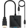 Goobay HDMI - VGA adapter - Black