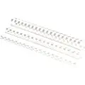 Fellowes - 10 mm - 21 ringer - A4 (210 x 297 mm) - 55 ark - hvit - 100 stk plastbindekam - for Fellowes Galaxy 500, Orion 500, Pulsar+ 300, Quasar+ 500, Star 150, Starlet 2, Starlet 2+
