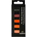 Rembrandt Soft pastell sett Rich Oranges | 5 halvpastell