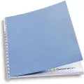 GBC Innbindingsomslag Lærstruktur A4 250g Blå - Binding cover