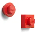 LEGO MAGNET SET ROUND AND SQUARE - RED