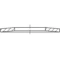 Toolcraft 137305 Tallerkenfjedre Indvendig diameter: 6.2 mm DIN 2093 Fjederstål 200 stk