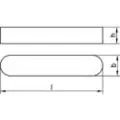 Toolcraft 138755 Pasfjedre DIN 6885 Stål 10 stk