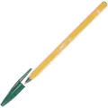 BIC Orange - Kulepenn - grønn - oljebasert blekk - 0.8 mm - fin (en pakke 20)