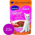 Vitakraft Poesie Delice Sauce Junior Kattemat Med Kalkun 23 Enheter