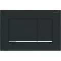 Geberit 115.883.14.1, Skylleplate, Sort, Rød, Kromfarget, Geberit, 246 mm, 12 mm, 164 mm