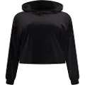 Urban Classics Cropped Velvet Oversized Big Collegegenser