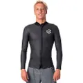 Rip Curl Dawn Patrol 1.5 Full Zip Neoprenjakke svart