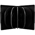 MediaRange BOX18, DVD-etui, 12 disker, Sort, Plast, 120 mm, 136 mm