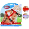 Trixie Cat harness with leash XXL Good Luck motif 34-57 cm/13 mm 1.20 m - Assorted