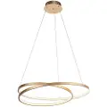 Paul Neuhaus Designpendellampe gull 72 cm inkl. LED-dimmer - Rowan