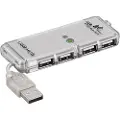 Goobay 68879, USB 2.0, USB 2.0, 480 Mbit/s, Grå, Rund kabel, 0,06 m