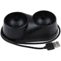 24hShop Dual Ladestativ til Playstation Move Controller