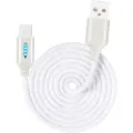 24hShop Ladekabel USB-C / Type-C - Hvit