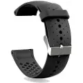 24hShop Perforert silikon armbånd til Polar Vantage M, svart