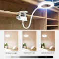 24hShop Oppladbar LED-lampe med klemme - dimbar