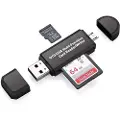 24hShop 4 i 1 Minneskortleser med USB & MicroUSB