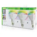 Caliber BR30 smart home 3 pack LED-pærer hvid/multi