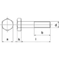 Kobout M 14X50 FZB stålbolt 8.8 - (50 stk.)