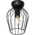 QAZQA Moderne taklampe sort - Palica
