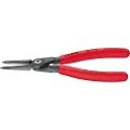 Knipex 48 11 J2, Låseringtang, Kromvanadiumstål, Plast, Rød, 180 mm, 175 g