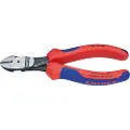 Knipex 74 12 160, Diagonal tang, Kromvanadiumstål, Plast, Blå, Rød, 160 mm, 209 g