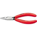 Knipex 37 31 125, Nesetang, 1,6 mm, 2,7 cm, Stål, Plast, Rød