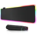24hShop Gamingmusematte med RGB-belysning - 90x40 cm