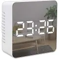 24hShop Digital LED-vekkerklokke med speilvisning