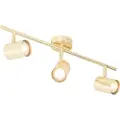 QAZQA Moderne taklampe messing 3-lys justerbar - Jeana
