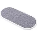 Gear Trådløs Dual Qi Lader 2x10W USB-C Slim Textil
