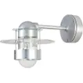 Louis Poulsen Albertslund Short - Vegg/taklampe - E27 - 100 W - blank, galvanisert