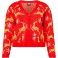 Urban Classics Short Oversized Christmas-big Genser Med Hel Glidelås