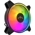 Dutzo KURA 120 ARGB Bundle Version - Only connectable to controller - Kabinettvifte - 120mm - Svart med RGB LED-lys - 24 dBA