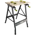 Ryobi RWB02, Bærbar arbeidsbenk, Bamboo, Metall, Sort, Tre, 100 kg, 60,5 cm, 18 cm