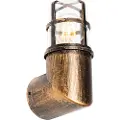 QAZQA Vintage utendørs vegglampe antikk gull IP54 - Kiki