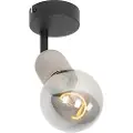 QAZQA Industriell spotlight sort med betong - Pedra