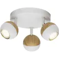 Brilliant Scan G59434/75 Loft-spotlights LED (RGB) GU10 9 W Hvid, Træ (lys)