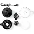 Nedis KAJC110CBK - citrus press - black / silver