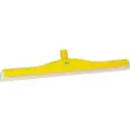 Vikan Gulvskrape, Vikan, 60x10x7,5 cm, gul, cellegummi/PP, 60 cm, med svingledd og dobbeltblad