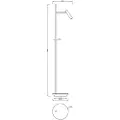Deko-light Brahe 343026 Standerlampe LED (RGB) LED indbygget 11.50 W EEK: G (A - G) Sort