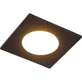 QAZQA Moderne innfelt spotlight sort inkl. LED 3-trinns dimmbar IP65 - Simply